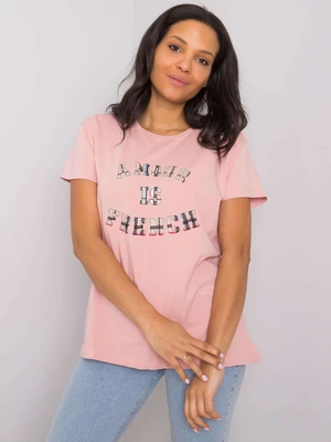 Dusty pink Elani T-shirt