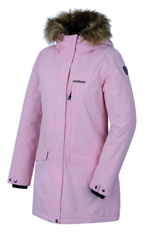 Women's waterproof parka Hannah NILANA II seashell pink
