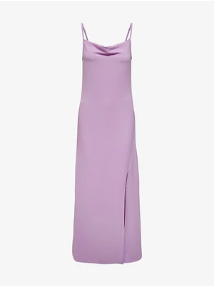 Light purple women's maxi-dresses ONLY Mai - Ladies