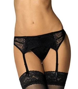 Women's Garter Waist Yvette / PPN - black