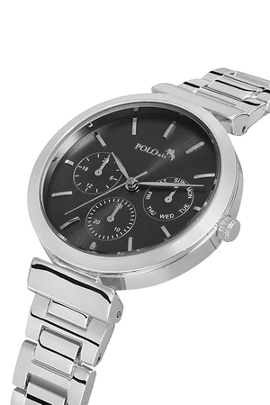 Polo Air Classic Women's Wristwatch Silver-black Color