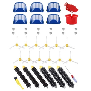 For Irobot Roomba 675 645 655 671 677 Filter Side Brush Bristle And Flexible Beater Brush Replacement Parts Accessories Kit