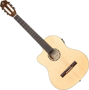 Ortega RCE125SN-L 4/4 Natural Guitarra clásica con preamplificador