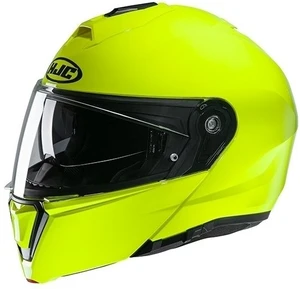 HJC i90 Solid Fluorescent Green M Casco