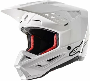 Alpinestars S-M5 Solid Helmet White Glossy S Casco