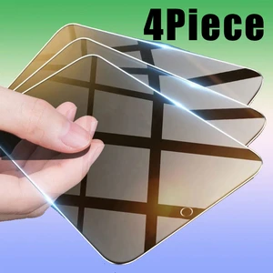 4Pcs Full Cover Tempered Glass For iPhone 14 13 12 Pro X XR XS 11 13 Pro Max Mini Screen Protector For iPhone 6 7 8 Plus Glass