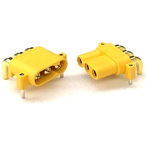 5 Pairs/10PCS Amass Connector MR30PW Banana Plug 3-pin Board-to-board Male and Female Butt Terminal