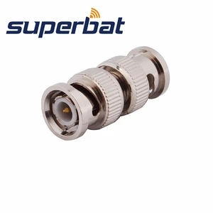 Superbat 5pcs BNC Adapter BNC Male to Plug Straight RF Coaxial Connector