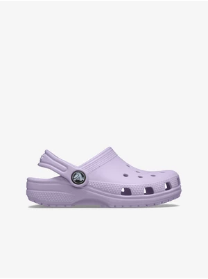 Světle fialové holčičí pantofle Crocs - Holky