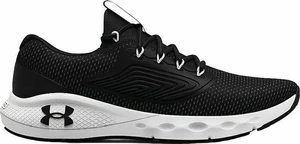 Under Armour Men's UA Charged Vantage 2 Running Shoes Black/White 42 Straßenlaufschuhe