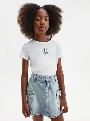 Calvin Klein Jeans Triko dětské Bílá