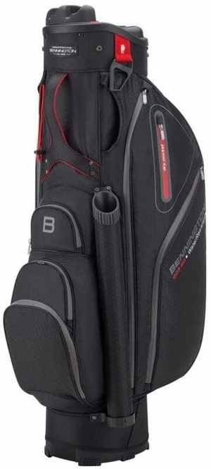 Bennington QO 9 Water Resistant Black/Red Golfbag