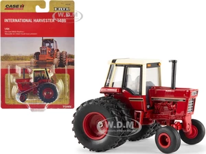International Harvester 1489 Tractor with Dual Wheels Red with Cream Top "Case IH Agriculture" Series 1/64 Diecast Model by ERTL TOMY