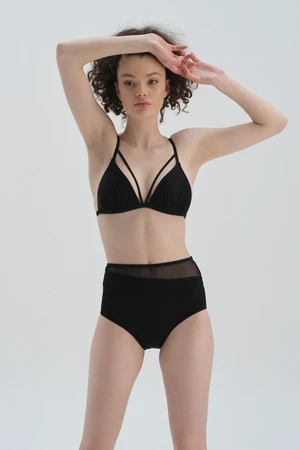Dagi Black Triangle Covered Bikini Top
