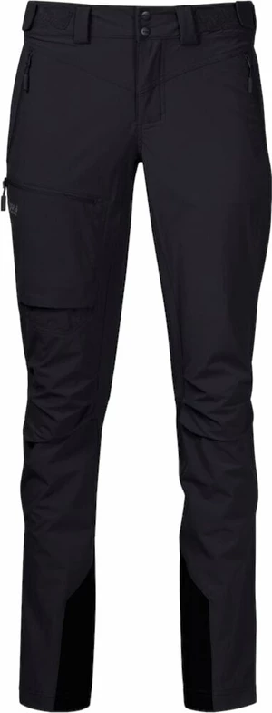Bergans Breheimen Softshell Women Pants Black/Solid Charcoal S Pantalones para exteriores