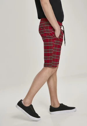 Checker Shorts red/blk