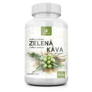 ALLNATURE Zelená káva bylinný extrakt 60 kapslí