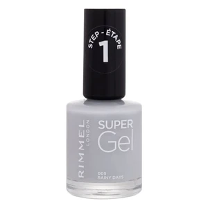 RIMMEL LONDON Super Gel lak na nehty Step1 005 Rainy Days 12 ml