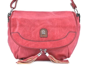 Dámská kabelka crossbody - červená