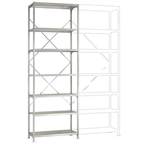 Manuflex RP2139.7035 základný modul regálu oddelenia 200 kg (š x v x h) 970 x 3000 x 300 mm ocel práškovo lakované svetl