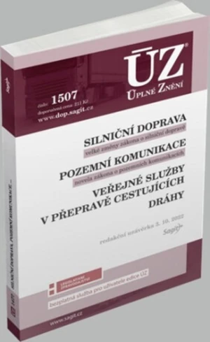 ÚZ 1507 Silniční doprava, Pozemní komunikace, Veřejné služby v přepravě cestujících, Dráhy