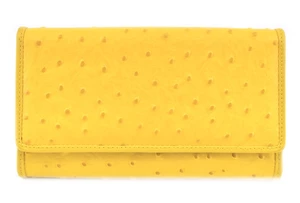 Dámská kožená peněženka Arteddy - žlutá