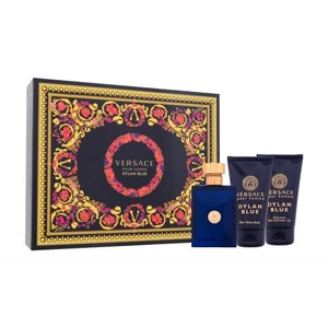 Versace Pour Homme Dylan Blue darčeková kazeta toaletná voda 50 ml + sprchovací gél 50 ml + balzam po holení 50 ml pre mužov