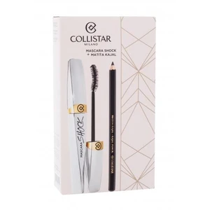 Collistar Shock Set darčeková kazeta špirála Shock 8 ml + ceruzka na oči Kajal Pencil 1,2 ml Black W Black objemová riasenka; tvarujúca riasenka