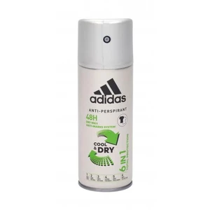 Adidas 6in1 Cool & Dry 48h 150 ml antiperspirant pre mužov deospray