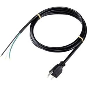 Síťový kabel s napájecí zásuvkou Basetech XR-1638092, 2.00 m, černá