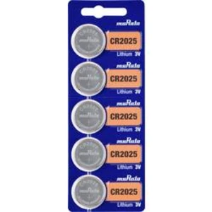 Knoflíkový článek CR 2025 lithiová Murata CR2025-BEABAE 160 mAh 3 V 5 ks