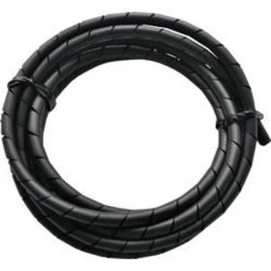 Ochranná spirála pro kabely BAAS KS15 KS15, černá, 1 ks