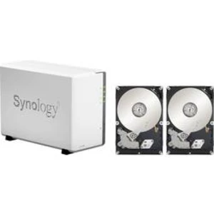 NAS server Synology DiskStation DS220j DS220J-6TB-FR, 6 TB, vybaven 2x pevným diskem 3TB Recertified