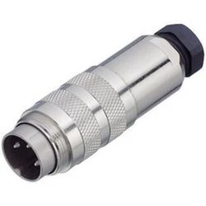 Kabelový konektor s kroužkem Binder 423 (99-5105-15-03), 3pól., 0.75 mm², 4 - 6 mm, IP67