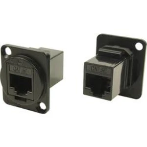 XLR adaptér UTP CAT5e RJ45 adaptér, vestavný Cliff CP30220MB 1 ks