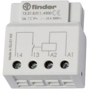 Spínací relé Finder 13.31.8.012.4300, 1 spínací kontakt, 12 V/AC, 12 A