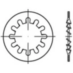 Podložky ozubené TOOLCRAFT 1067162, N/A, vnější Ø: 15 mm, vnitřní Ø: 8.4 mm, 1000 ks