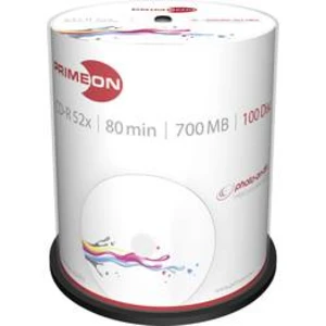 CD-R 80 700 MB Primeon 2761106 100 ks vřeteno s potiskem