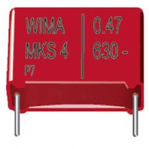 Foliový kondenzátor MKS Wima, 4,7 µF, 100 V, 20 %, 26,5 x 10,5 x 19 mm