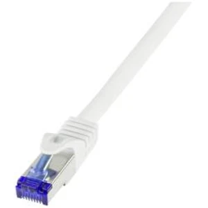 Síťový kabel RJ45 LogiLink C6A061S, CAT 6A, S/FTP, 3 m, bílá