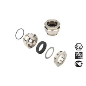 Kabelová průchodka Weidmüller KSG M75 BS O NI 2 G75S 1136700000 mosaz, délka závitu 19 mm, mosaz, 1 ks