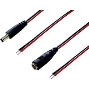 Nízkonapěťový připojovací kabel BKL Electronic 075218, vnější Ø 5.50 mm, vnitřní Ø 2.50 mm, 2.00 m, 1 sada