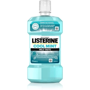 Listerine Cool Mint Mild Taste ústní voda bez alkoholu příchuť Cool Mint 250 ml