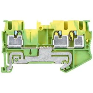 Průchodková svorka konektor Siemens 8WH60030CF07, 5.2 mm, zelená, žlutá, 50 ks