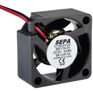 Axiální ventilátor SEPA MF17A05 MF17A05-BLI, 5 V/DC, 6 dB, (d x š x v) 17 x 8 x 17 mm