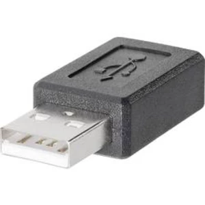 Adaptér TRU COMPONENTS USB 2.0 zástrčka A- Mini-B-USB zásuvka, 1 ks