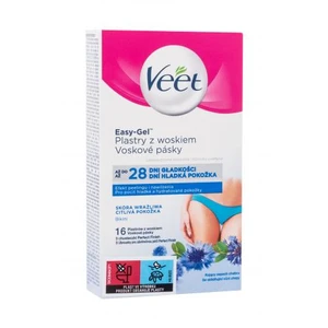 Veet Easy-Gel™ Wax Strips Bikini Sensitive Skin 16 ks depilačný prípravok pre ženy