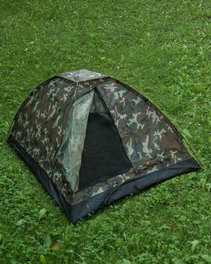 Kupolovitý stan dvojmiestny Mil-Tec® Iglu Super - woodland (Farba: US woodland)