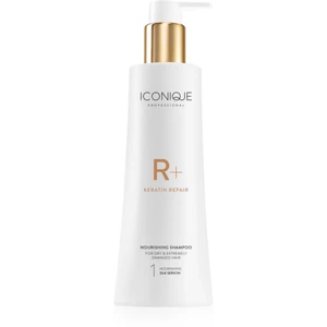 ICONIQUE Professional R+ Keratin repair Nourishing shampoo obnovující šampon s keratinem pro suché a poškozené vlasy 250 ml