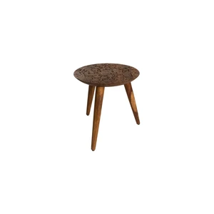 Odkladací stolík z dreva palisandra sheesham Dutchbone, ⌀ 35 cm